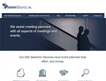 Tablet Screenshot of plannersource.com